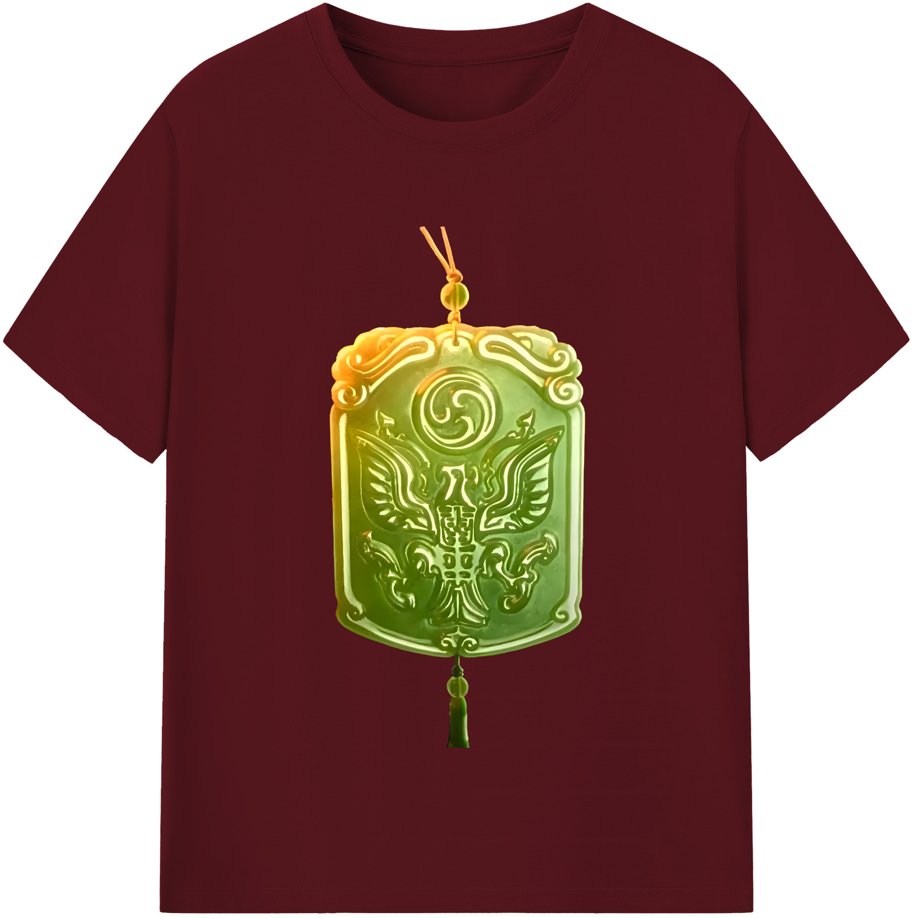 （画像用） Ne Zha 2 ナタ 魔童の大暴れ 綿100％半袖Tシャツ（フロントプリント）